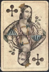Playing Card: Queen of Clubs